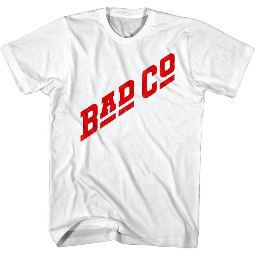 Bad Company Retro Rock Band Logo T Shirt BadCo Debut Album Concert Tee .